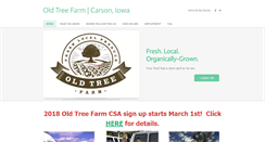 Desktop Screenshot of oldtreefarm.com