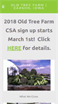 Mobile Screenshot of oldtreefarm.com